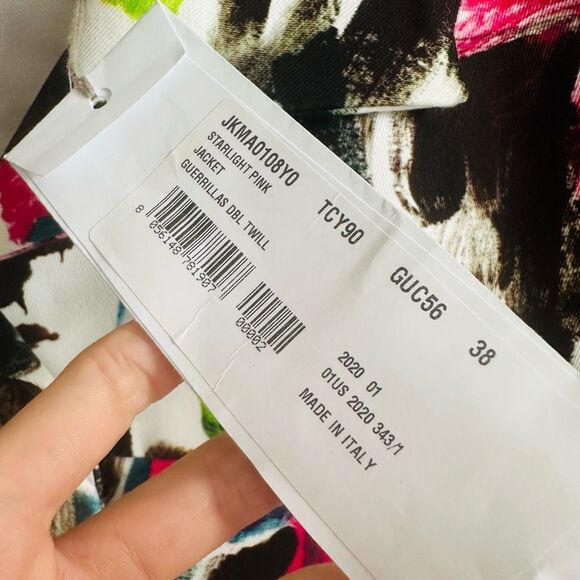 Marni Paintbrush Print Jacket – IT 38 – SS20 Runway – NWT $1950 Designer - Picture 8 of 16